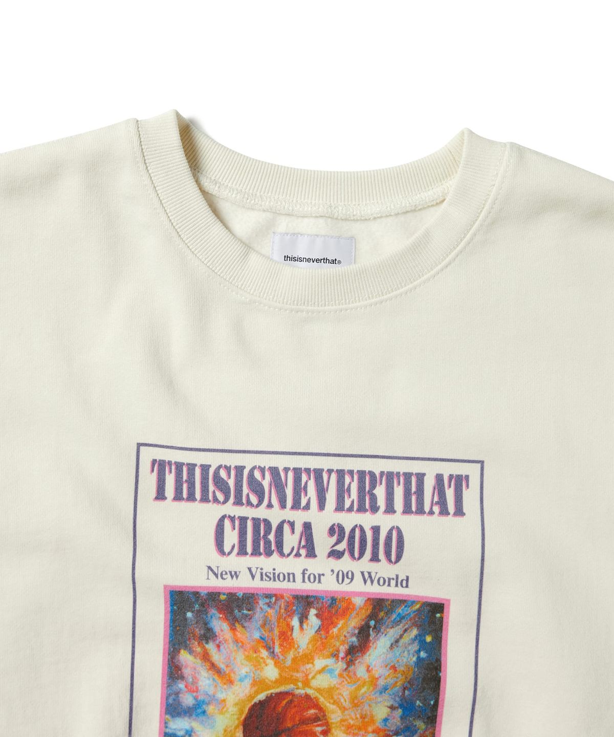 디스이즈네버댓(THISISNEVERTHAT) Basketball Hoop Crewneck Natural