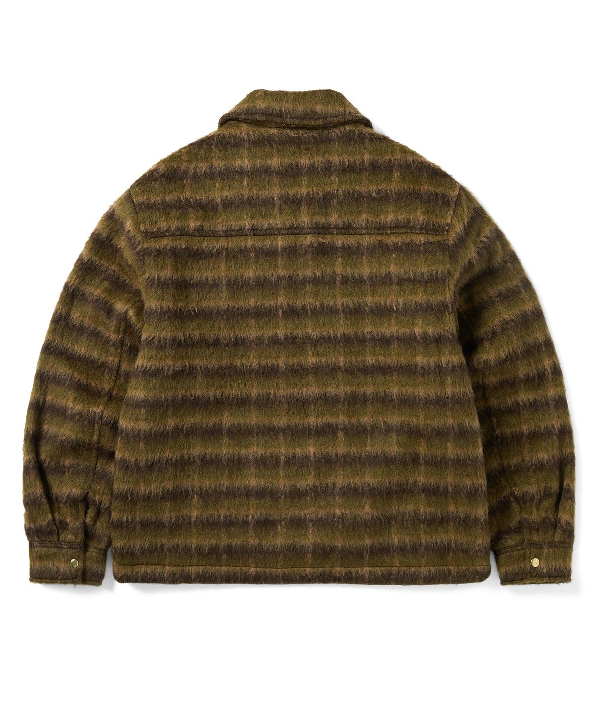 디스이즈네버댓(THISISNEVERTHAT) Brushed Wool Check Jacket Dark Brown