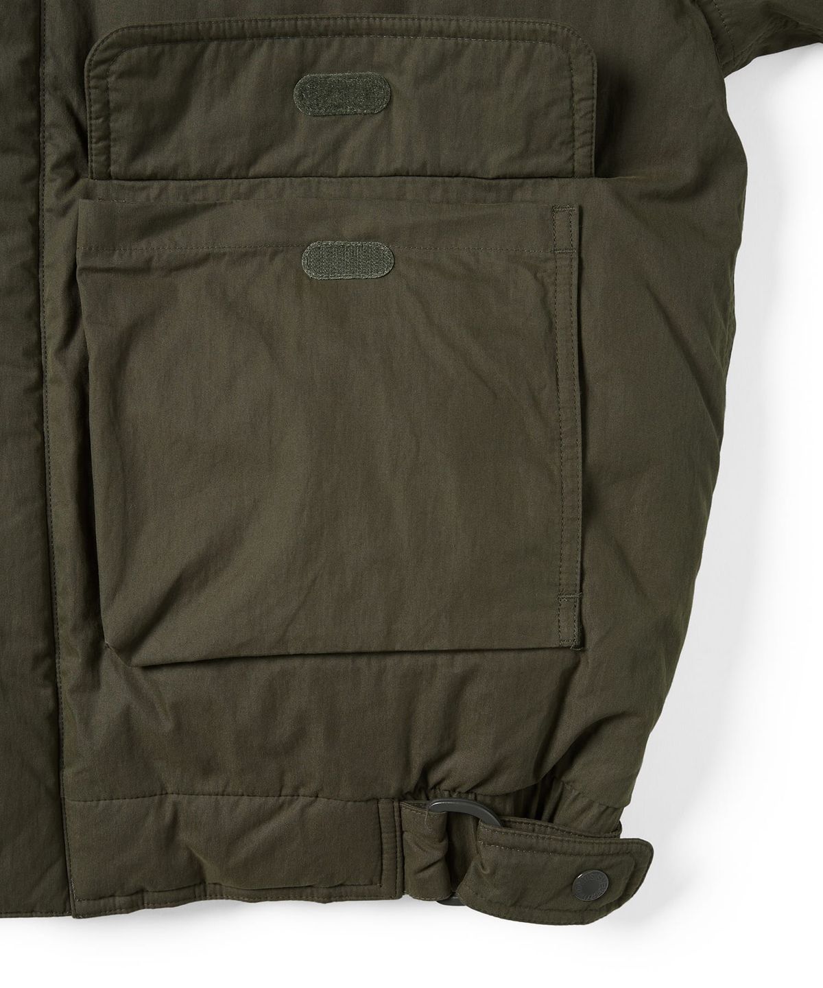 디스이즈네버댓(THISISNEVERTHAT) Multi Pocket Down Jacket Olive Brown
