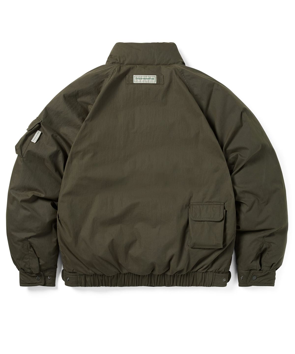 디스이즈네버댓(THISISNEVERTHAT) Multi Pocket Down Jacket Olive Brown