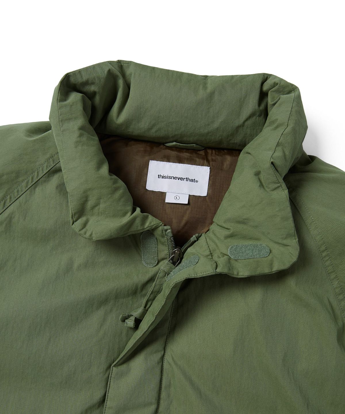 디스이즈네버댓(THISISNEVERTHAT) Multi Pocket Down Jacket Green