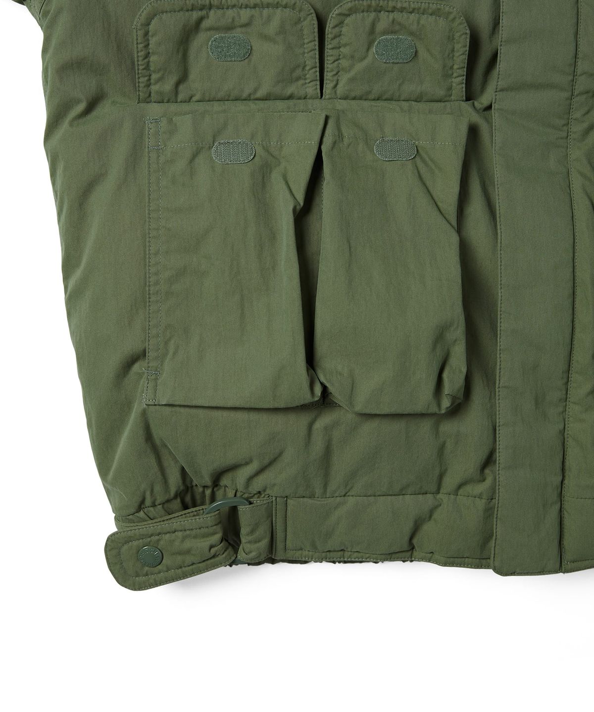 디스이즈네버댓(THISISNEVERTHAT) Multi Pocket Down Jacket Green