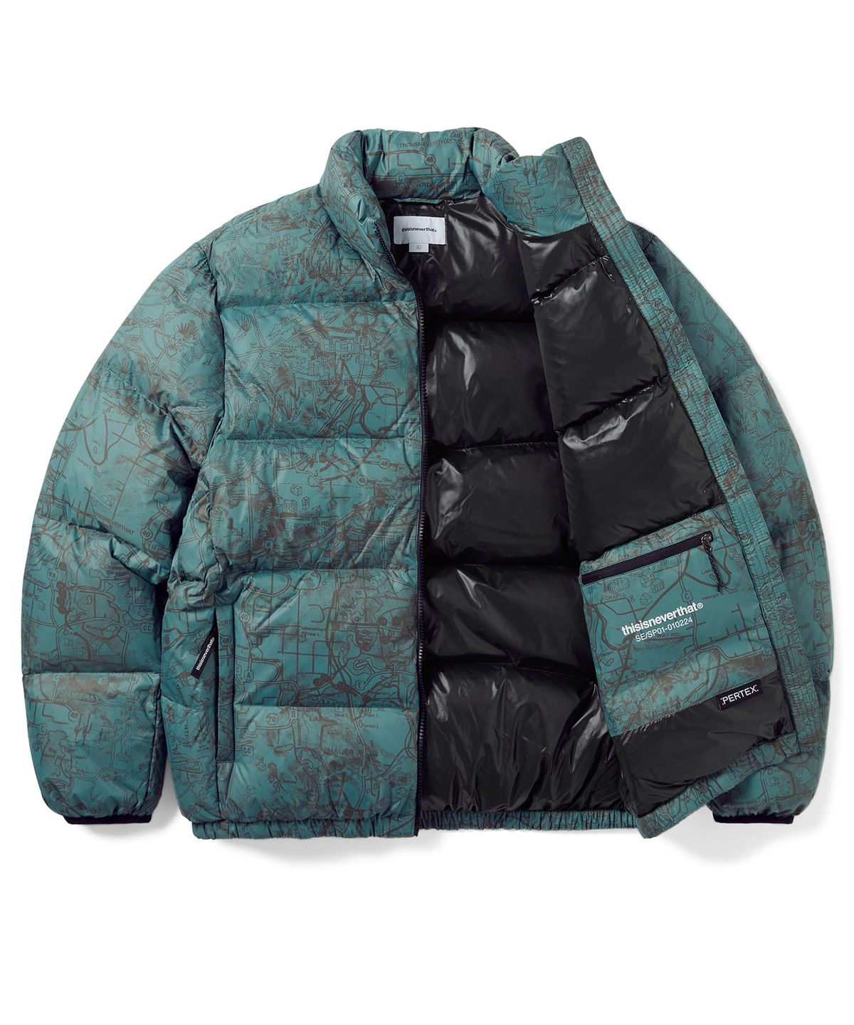 디스이즈네버댓(THISISNEVERTHAT) PERTEX® T Down Jacket Teal