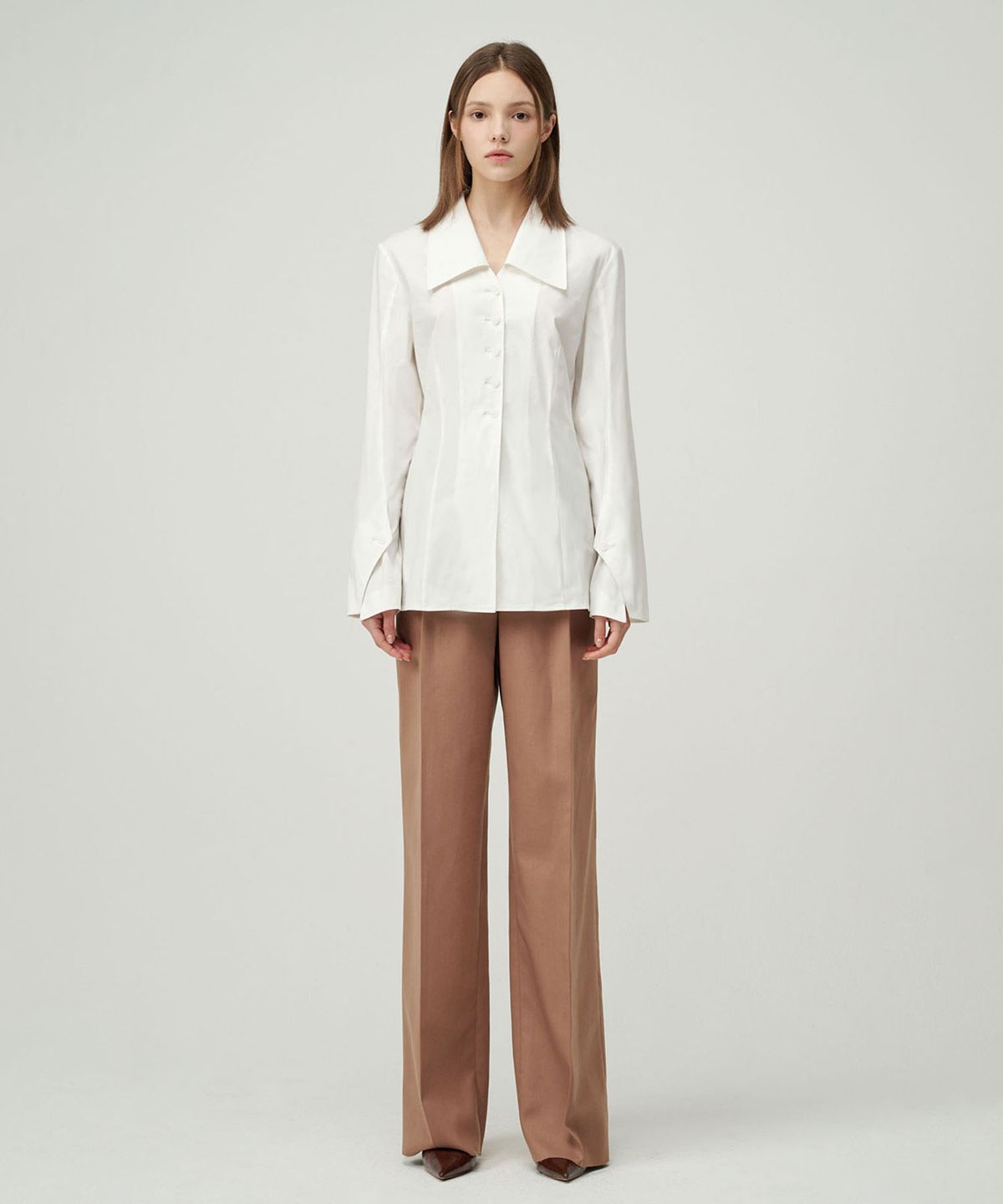 세컨드 아르무아(02ARMOIRE) Sophia Shirt _ White