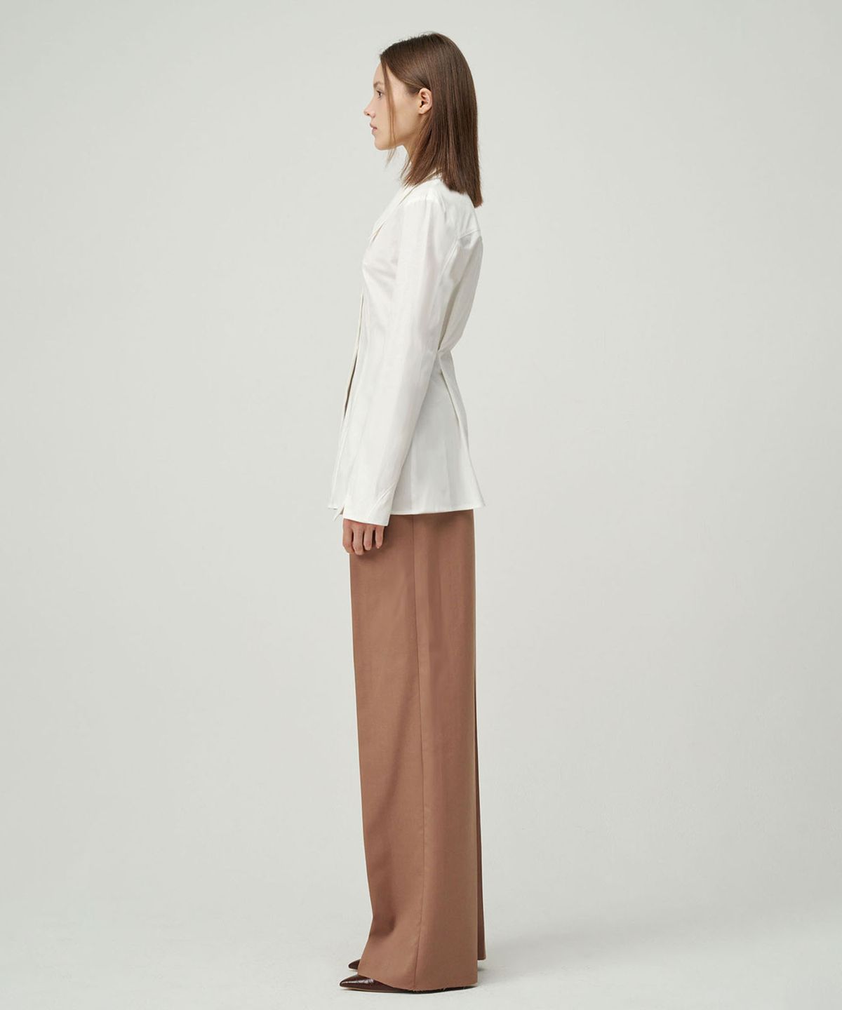 세컨드 아르무아(02ARMOIRE) Sophia Shirt _ White