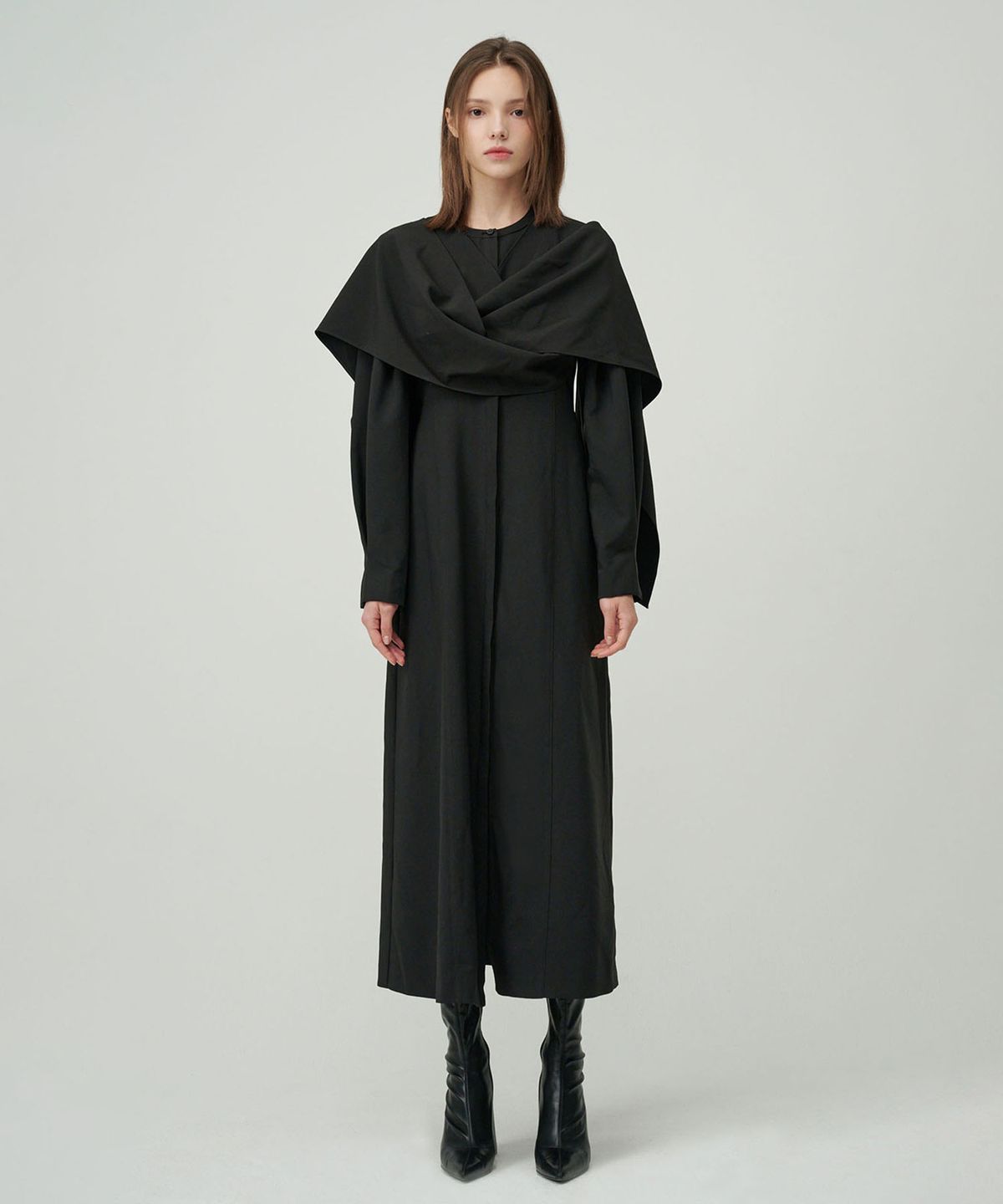 세컨드 아르무아(02ARMOIRE) Seren Dress _ Black