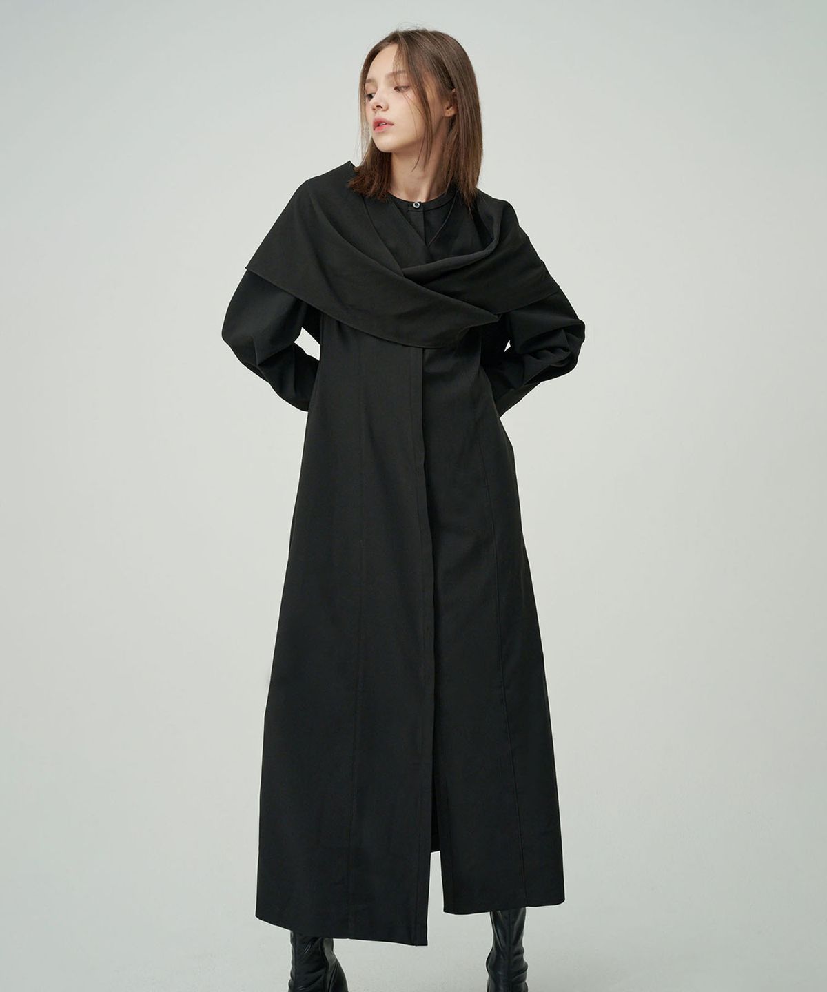 세컨드 아르무아(02ARMOIRE) Seren Dress _ Black
