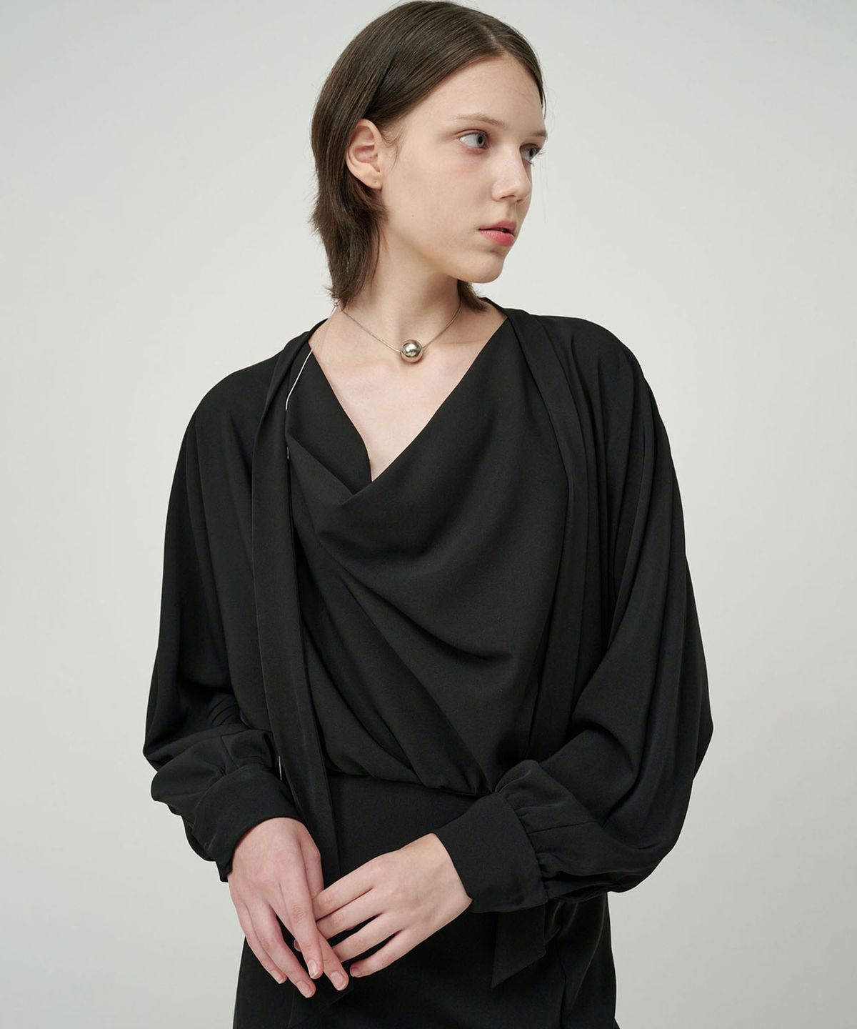 세컨드 아르무아(02ARMOIRE) Abigail Dress _ Black