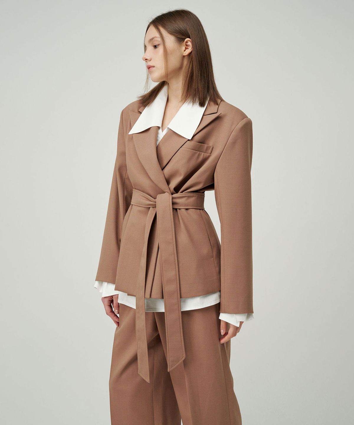세컨드 아르무아(02ARMOIRE) Valerie Jacket _ Camel