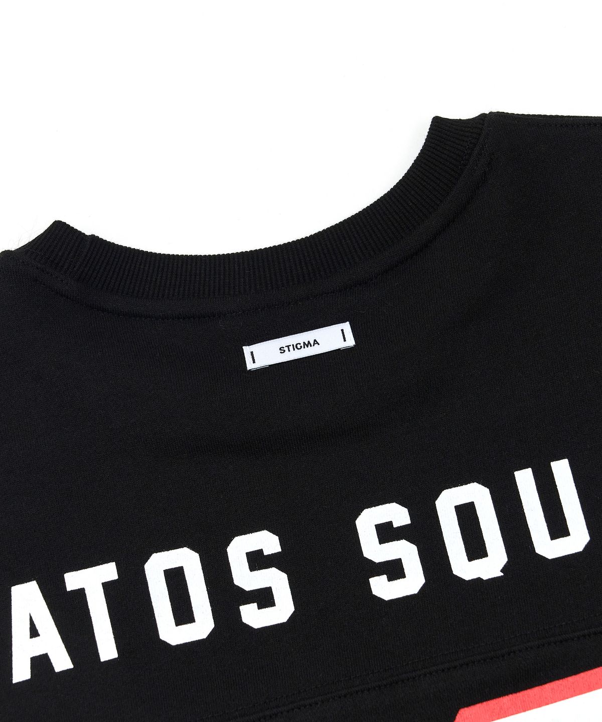 스티그마(STIGMA) 88 Football Oversized Crewneck Black