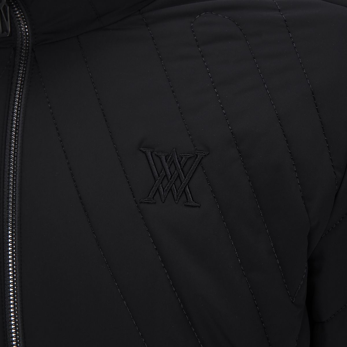 어뉴골프(ANEW GOLF) M QUILTING LOGO POINT JK_BK