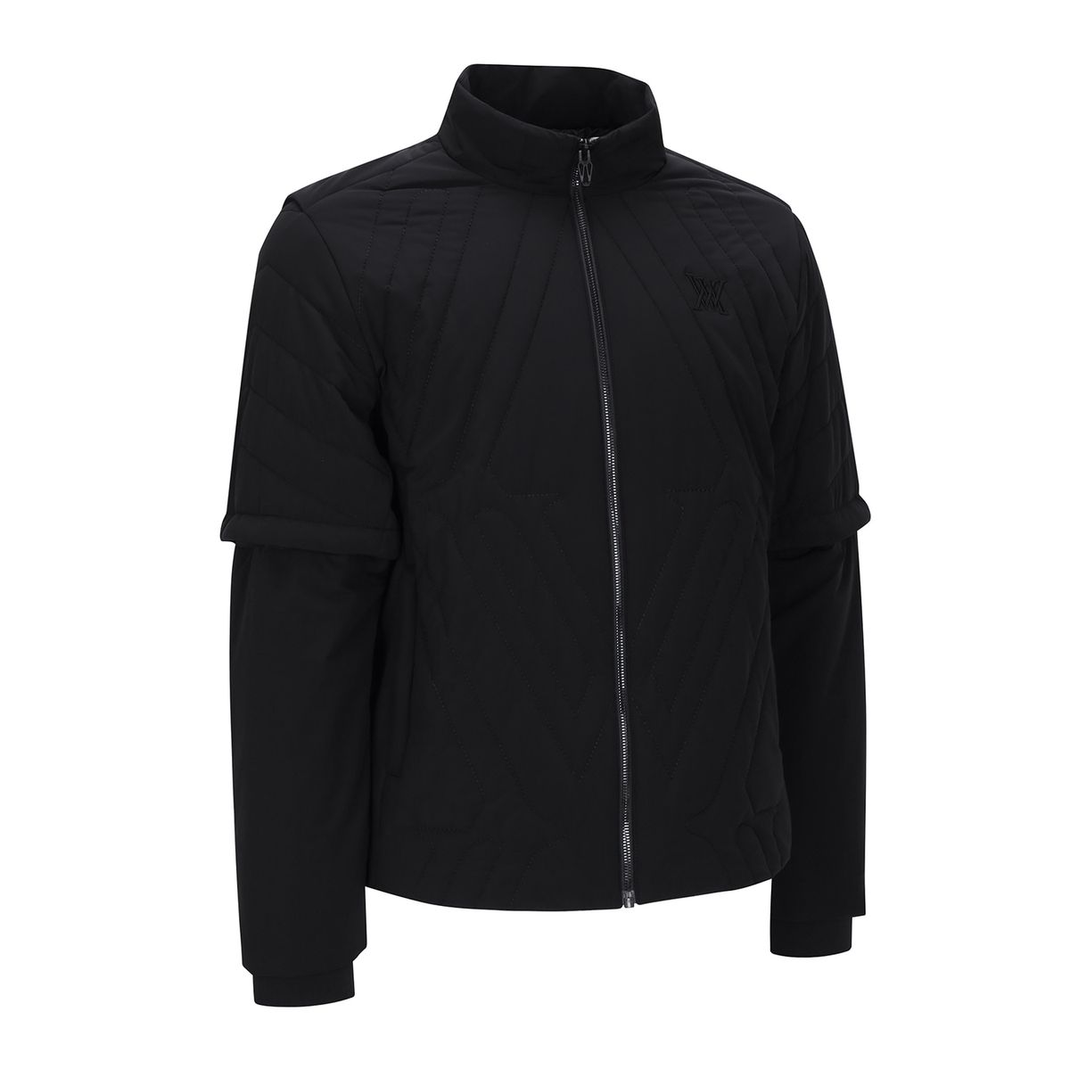 어뉴골프(ANEW GOLF) M QUILTING LOGO POINT JK_BK