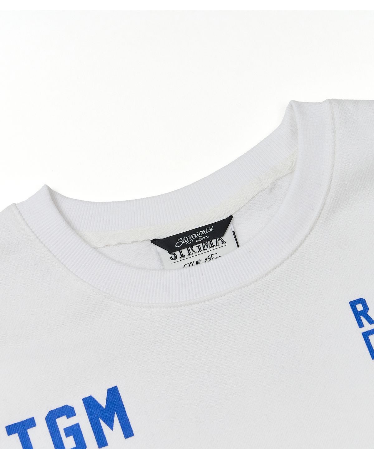 스티그마(STIGMA) 88 Football Oversized Crewneck White