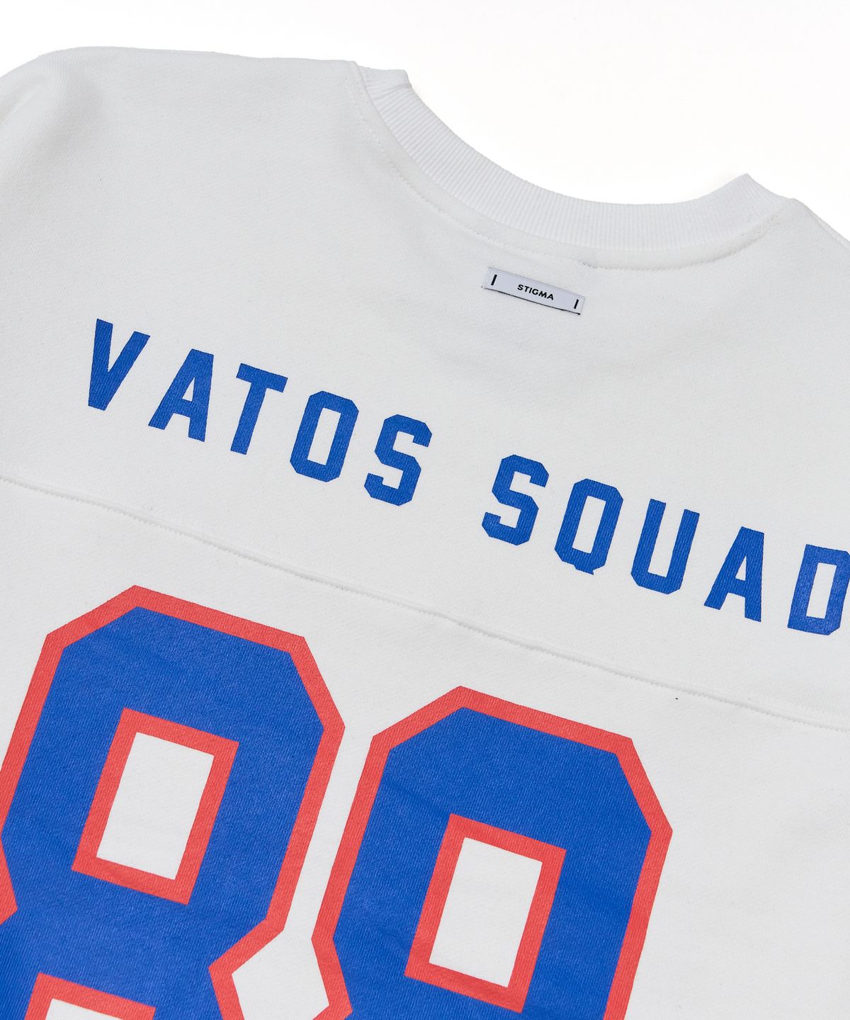 스티그마(STIGMA) 88 Football Oversized Crewneck White