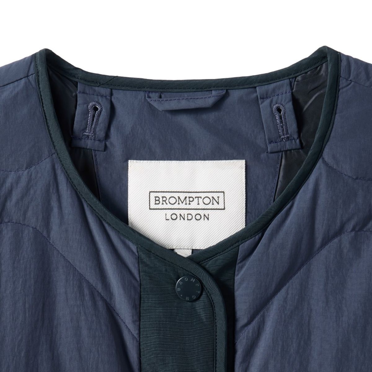 브롬톤 런던(BROMPTON LONDON) W BRITISH CAMPER COLLAR DOWN - NAVY (P244WDW605)