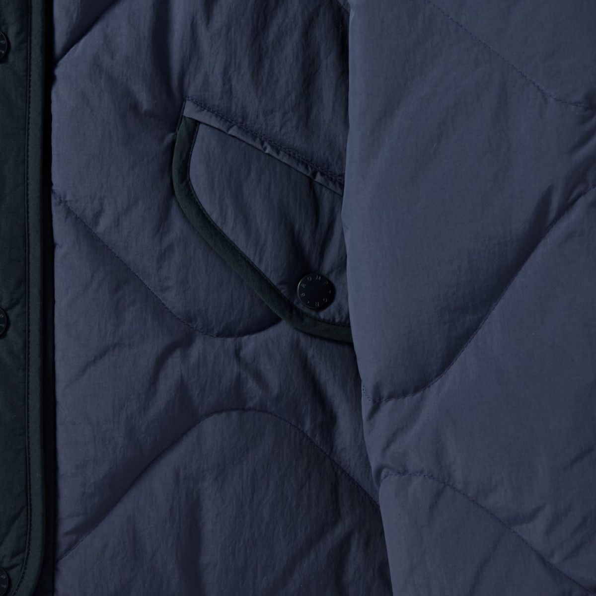 브롬톤 런던(BROMPTON LONDON) W BRITISH CAMPER COLLAR DOWN - NAVY (P244WDW605)