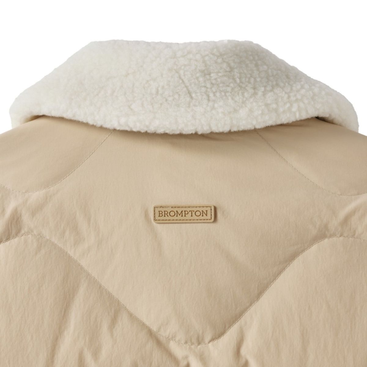 브롬톤 런던(BROMPTON LONDON) W BRITISH CAMPER COLLAR DOWN - L/BEIGE (P244WDW605)