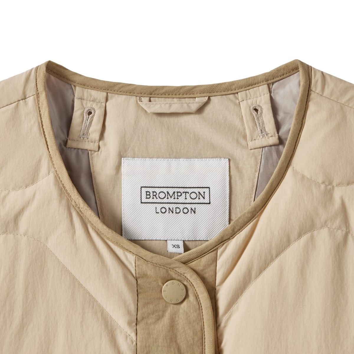 브롬톤 런던(BROMPTON LONDON) W BRITISH CAMPER COLLAR DOWN - L/BEIGE (P244WDW605)