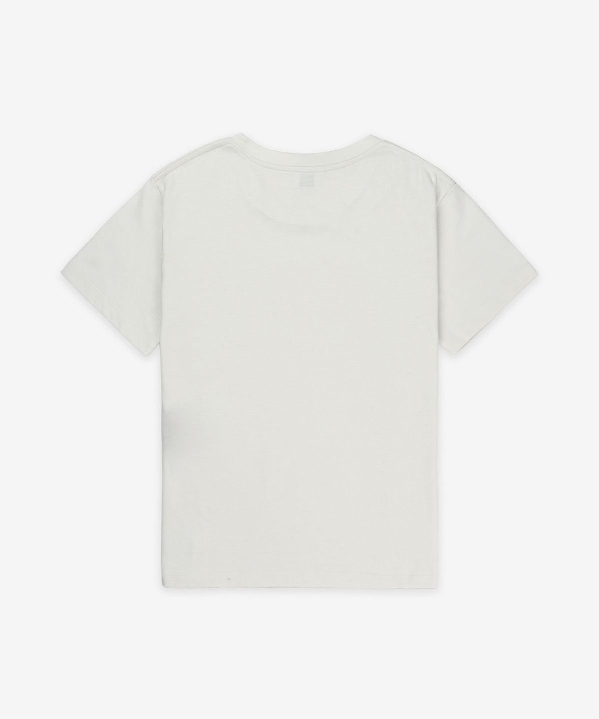 생로랑(SAINT LAURENT) 로고 패치 반소매 티셔츠 - 내추럴 / 810277Y37RY9502