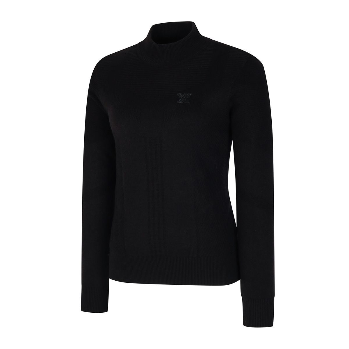 어뉴골프(ANEW GOLF) W PERFORMANCE HIGH NECK WIND BLOCK PULLOVER_BK
