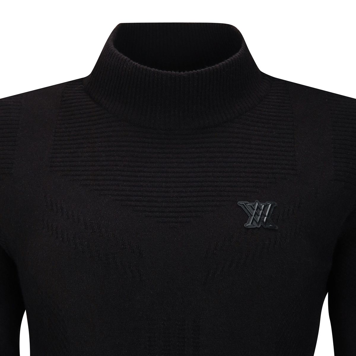 어뉴골프(ANEW GOLF) W PERFORMANCE HIGH NECK WIND BLOCK PULLOVER_BK