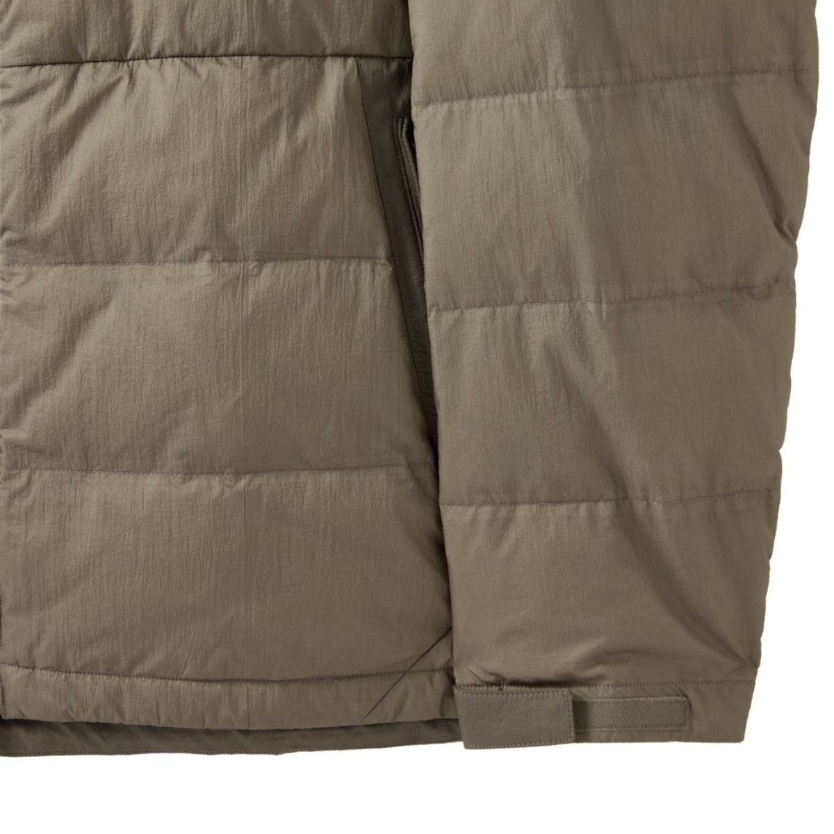 브롬톤 런던(BROMPTON LONDON) AEROWARM HOOD LIGHTWEIGHT DOWN - KHAKI (P244UDW102)