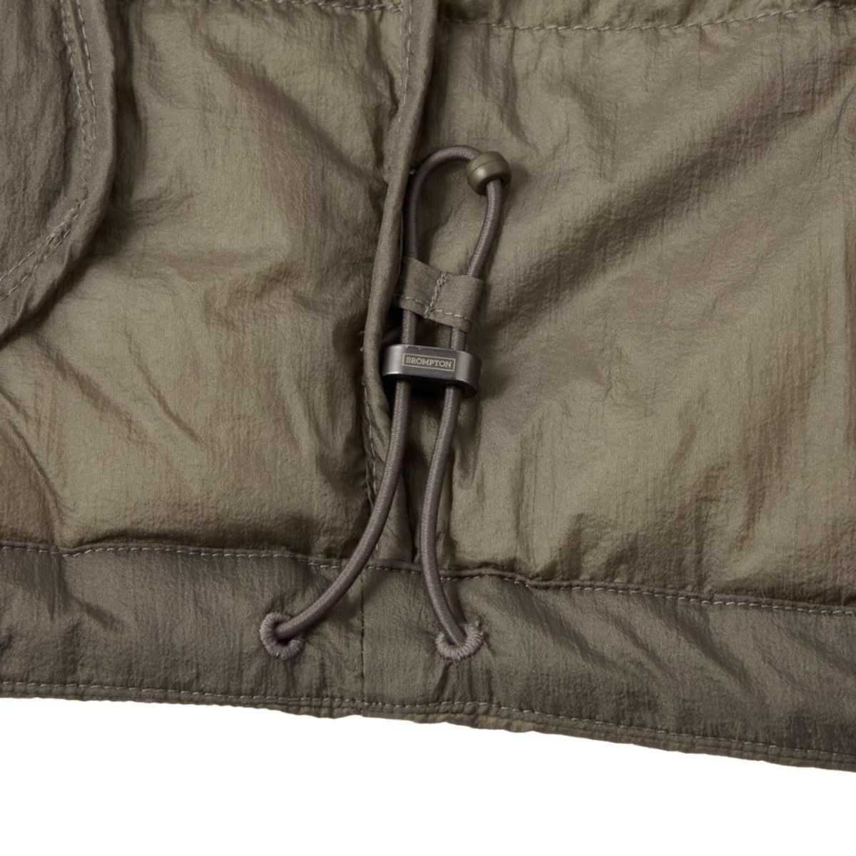 브롬톤 런던(BROMPTON LONDON) AEROWARM HOOD LIGHTWEIGHT DOWN - KHAKI (P244UDW102)