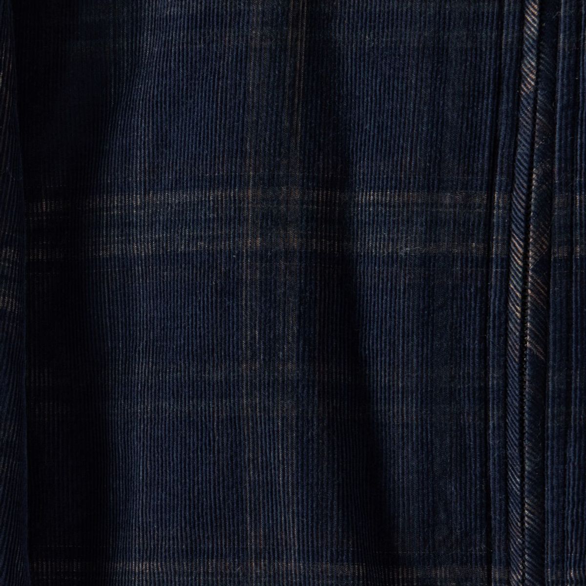 브롬톤 런던(BROMPTON LONDON) CODUROY HARRINGTON JUMPER - D/NAVY (P244UPD404)