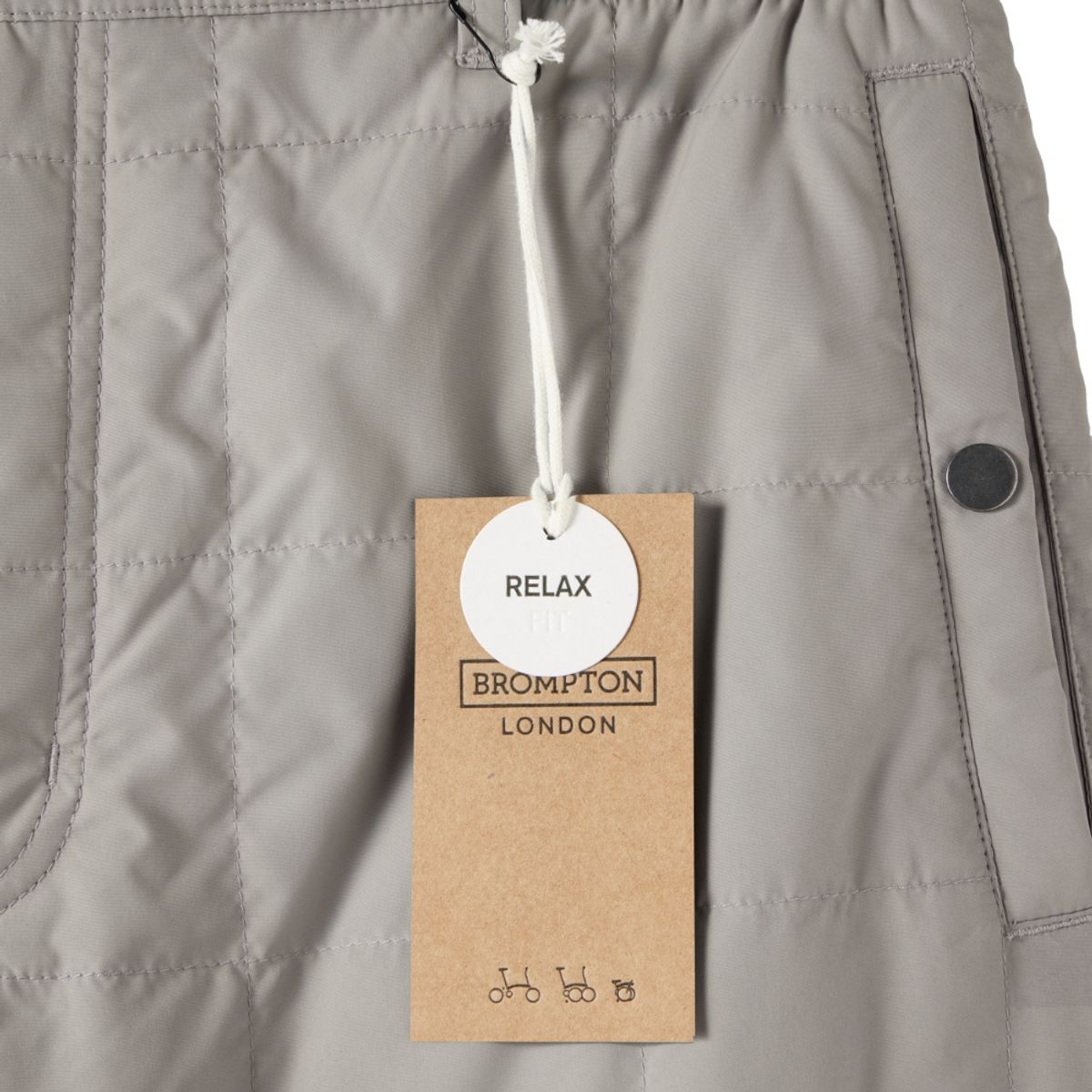 브롬톤 런던(BROMPTON LONDON) EXPLORE QUILTED TROUSERS - MOCHA (P244UPT132)