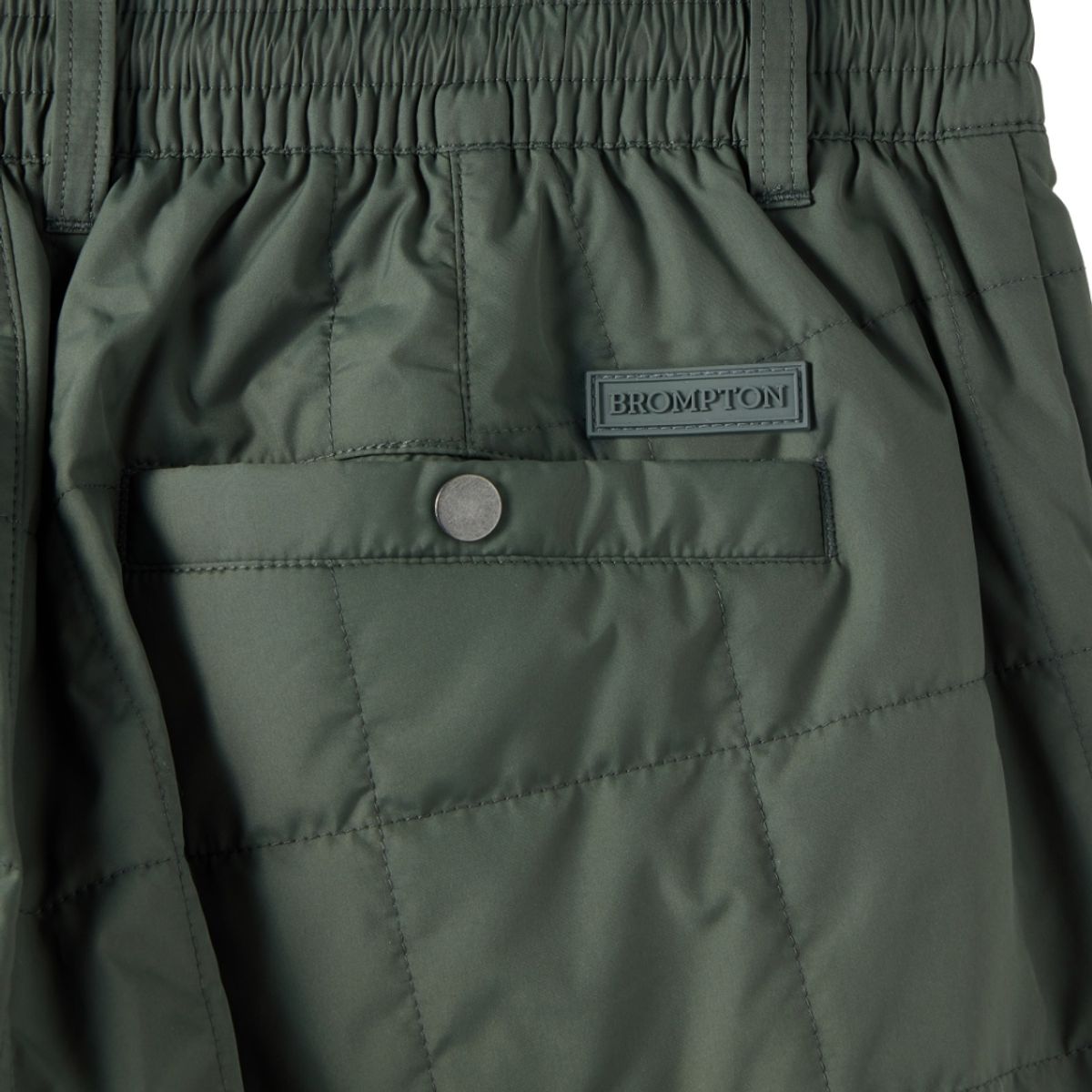 브롬톤 런던(BROMPTON LONDON) EXPLORE QUILTED TROUSERS - GREYISH KHAKI (P244UPT132)