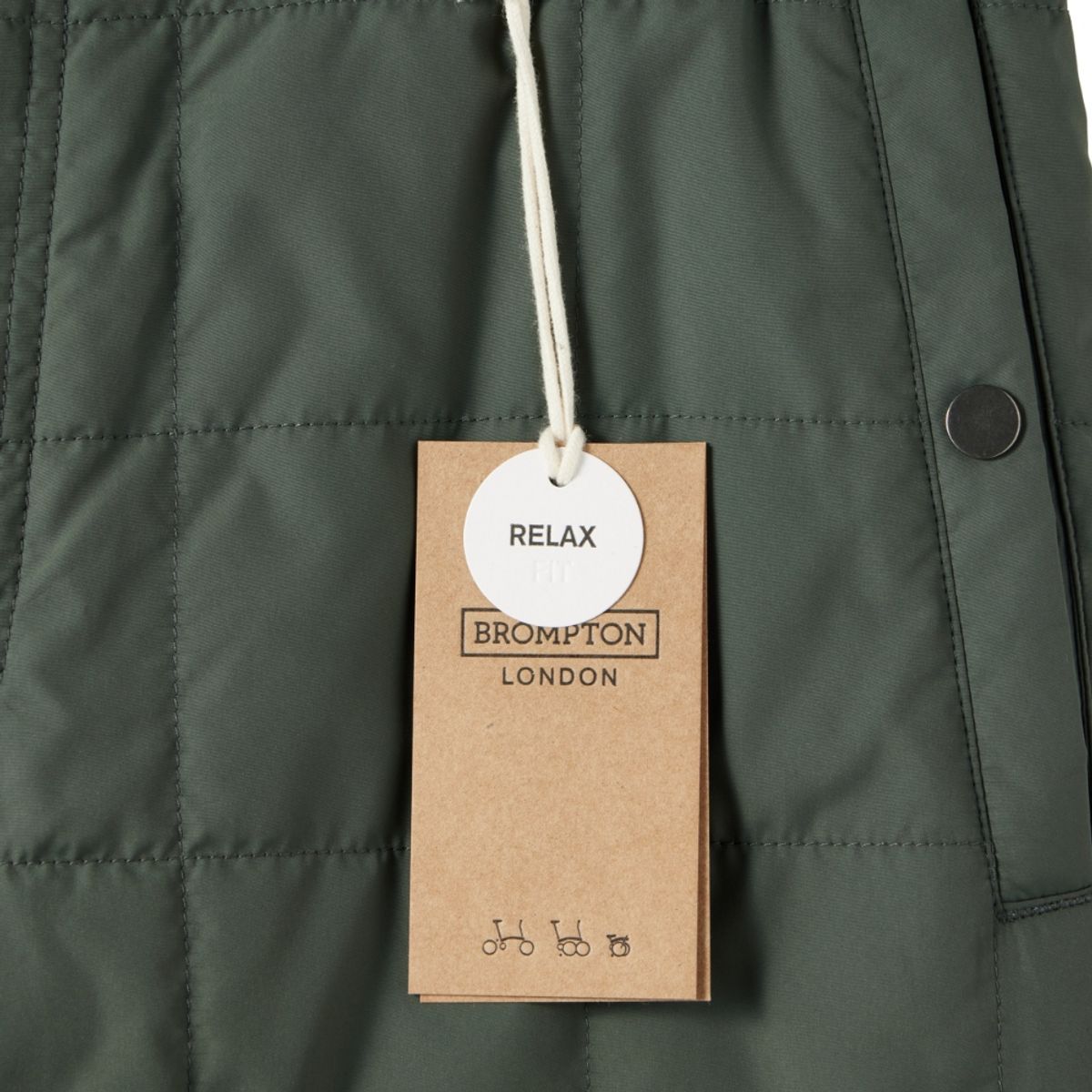 브롬톤 런던(BROMPTON LONDON) EXPLORE QUILTED TROUSERS - GREYISH KHAKI (P244UPT132)