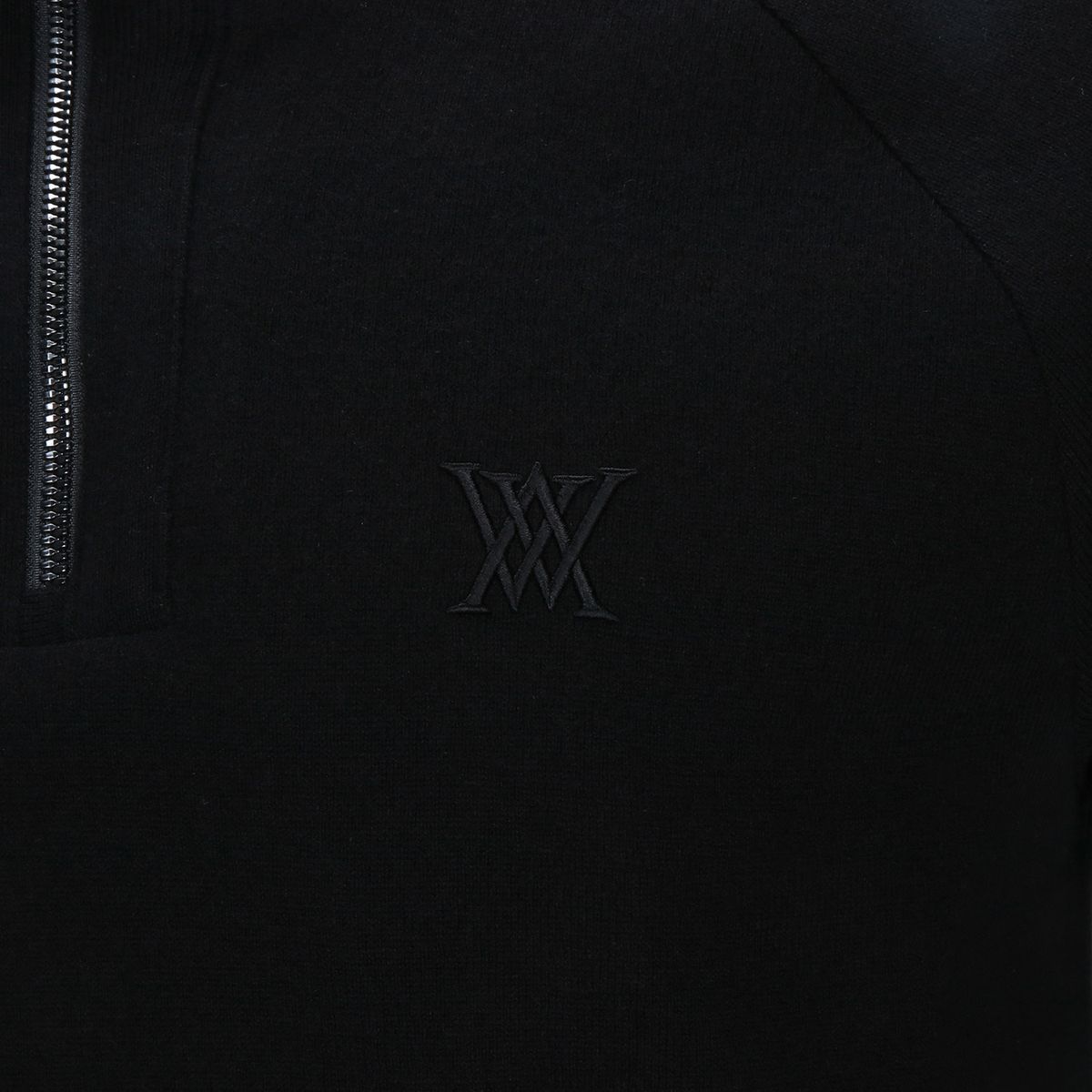 어뉴골프(ANEW GOLF) M WIND BLOCK HALF ZIP-UP PULLOVER_BK