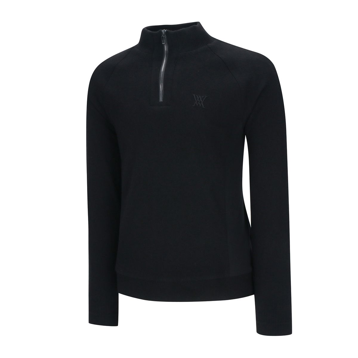 어뉴골프(ANEW GOLF) M WIND BLOCK HALF ZIP-UP PULLOVER_BK