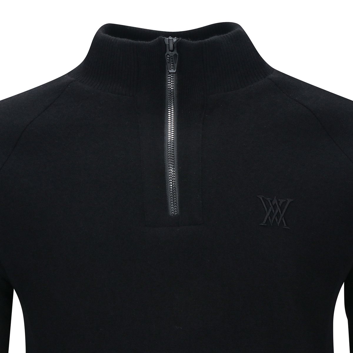 어뉴골프(ANEW GOLF) M WIND BLOCK HALF ZIP-UP PULLOVER_BK