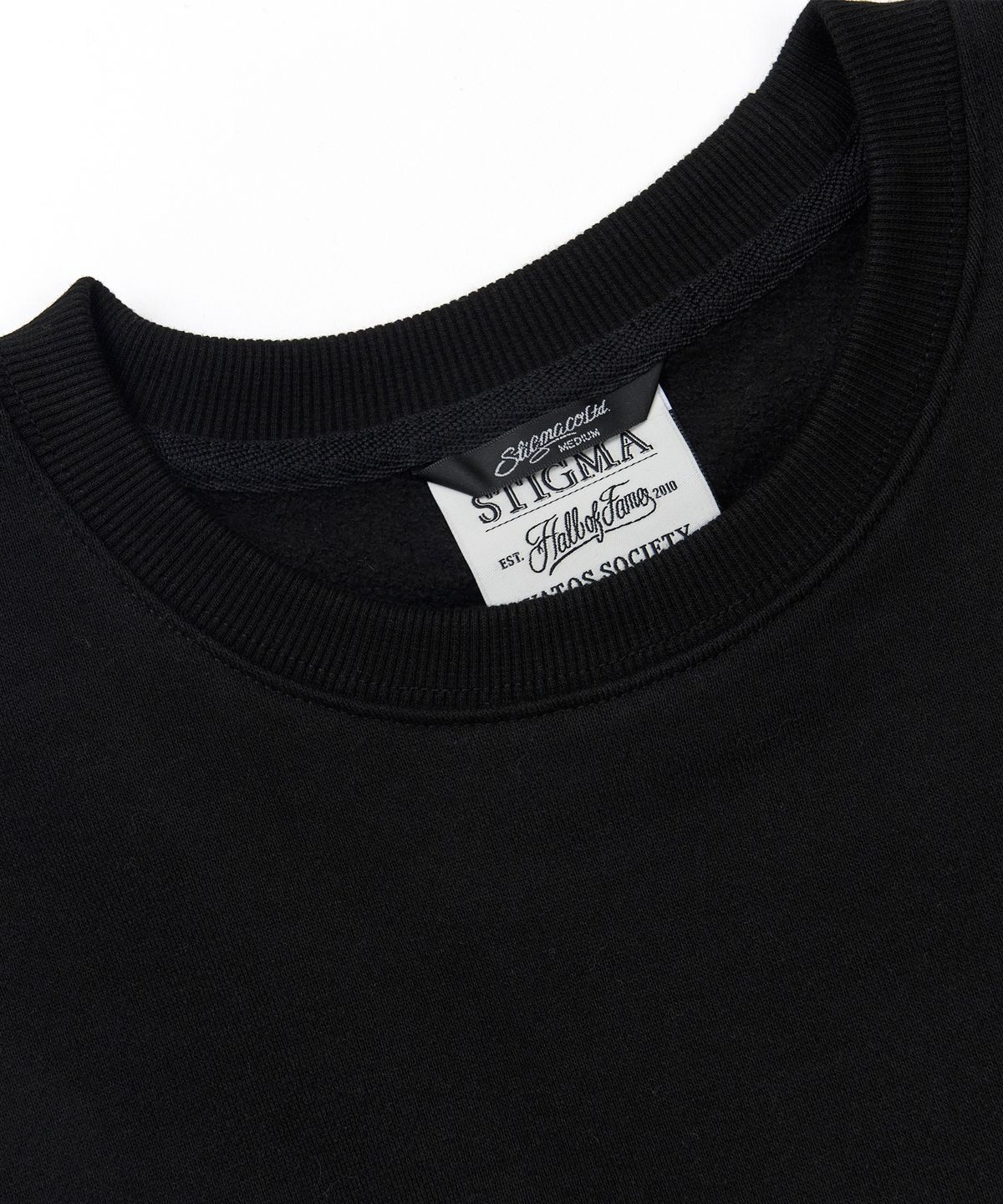 스티그마(STIGMA) Doodle Oversized Crewneck Black