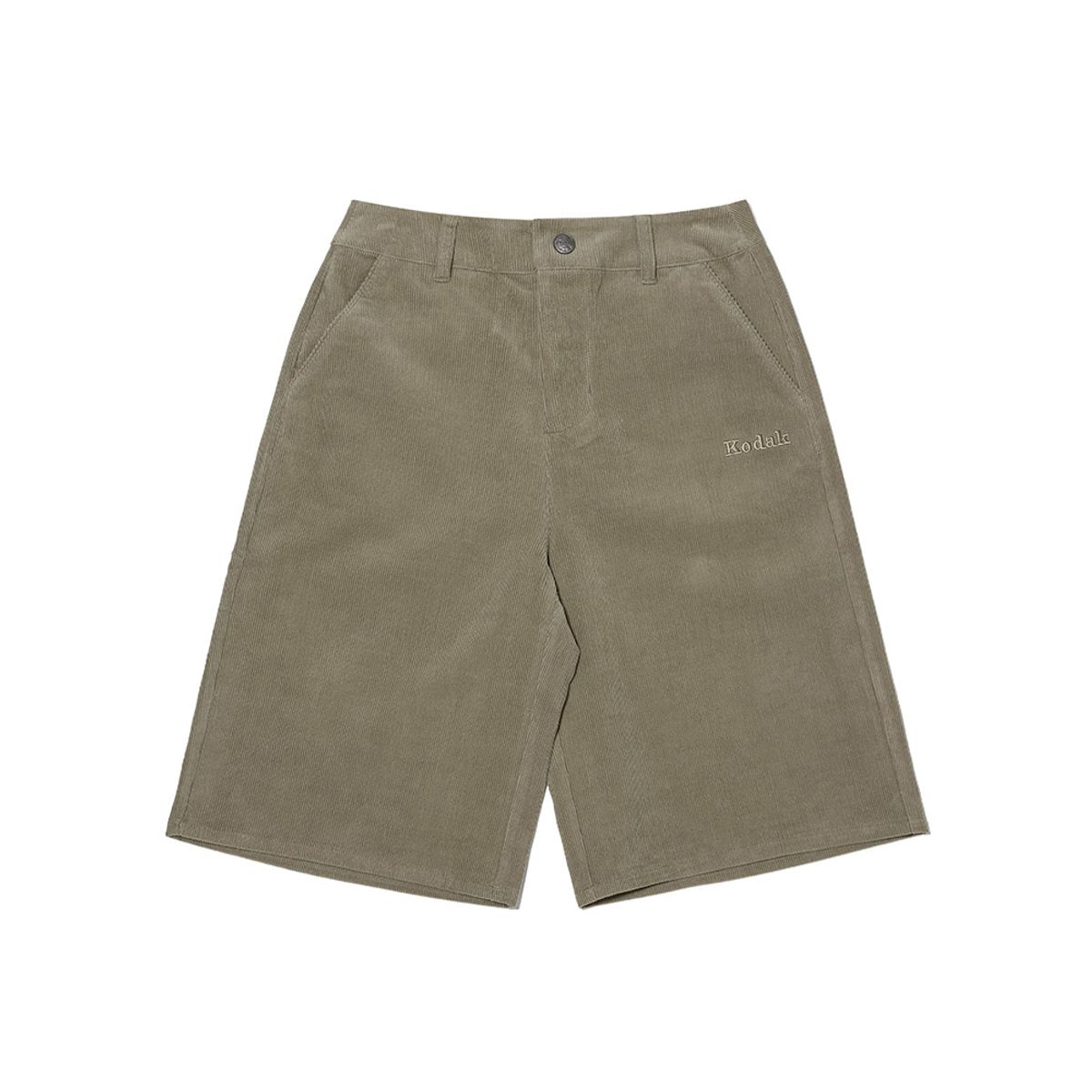 코닥(KODAK) 브라우니 코듀로이 버뮤다 팬츠 우먼 KHAKI
