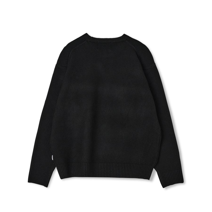 【限定品】Clubhaus Knit Mokneck-BLACK L The Ultrasoft Ribbed Mock-neck