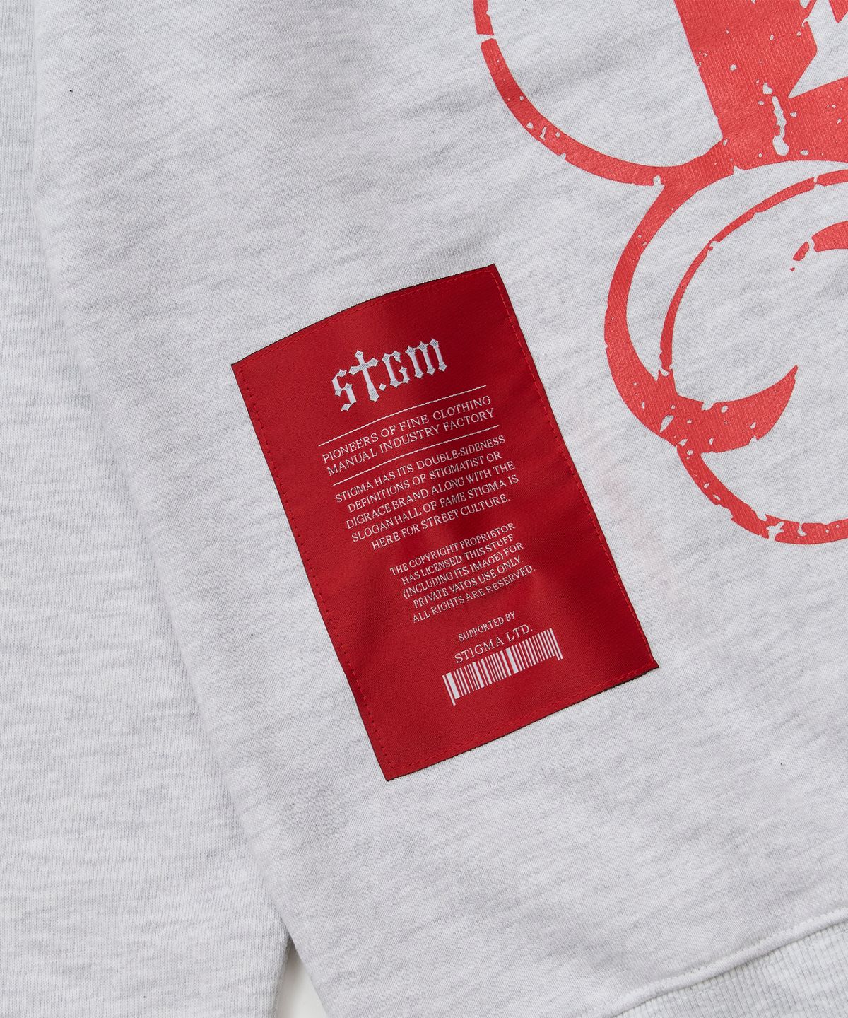 스티그마(STIGMA) Rd 368 Oversized Crewneck Melange