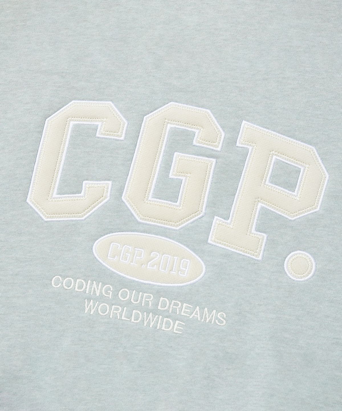 코드그라피(CGP) CGP 아치 로고 맨투맨_민트