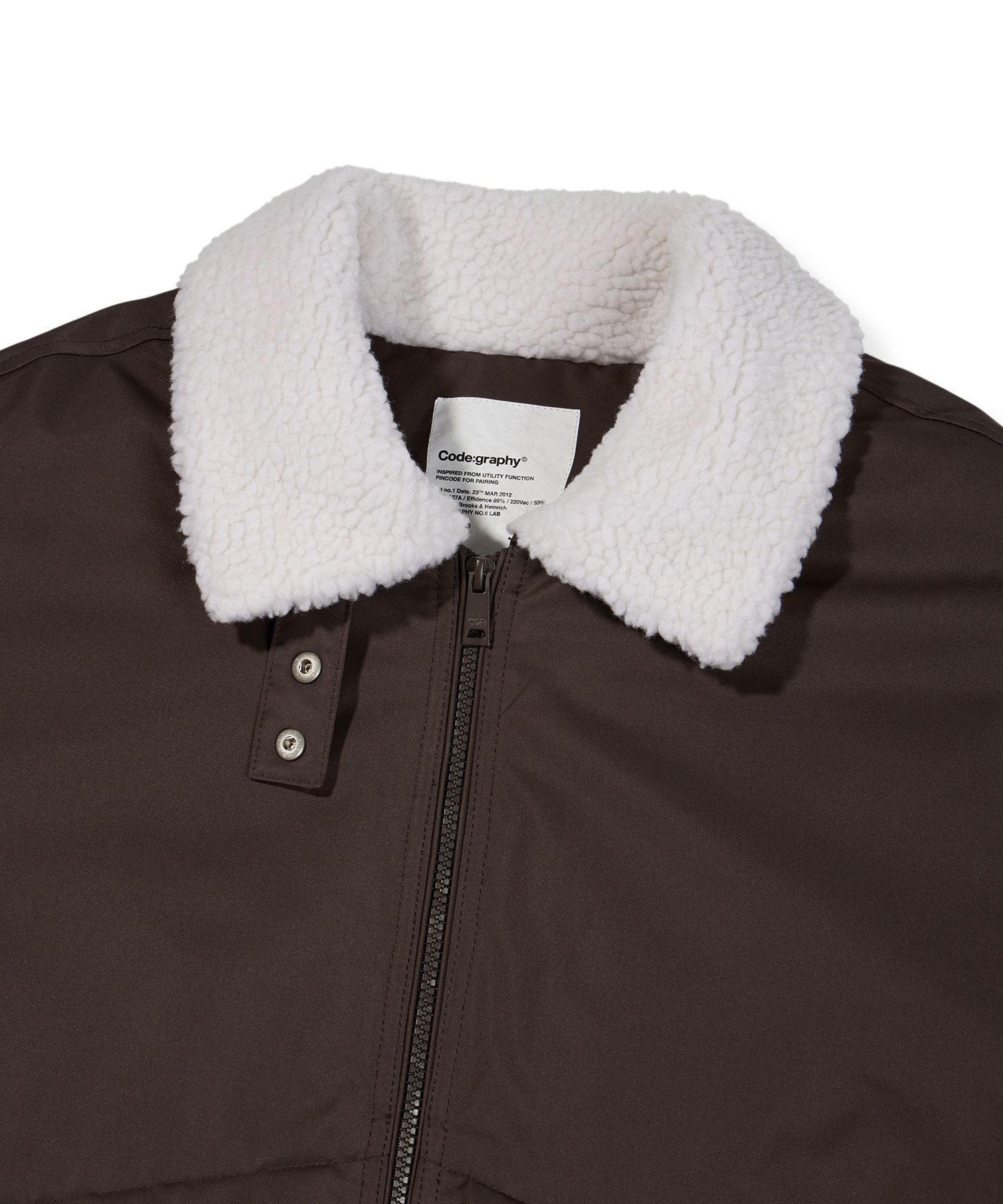 ジャケット・アウター Codegraphy Heavy boa fleece muton jacket MUSINSA | Codegraphy Heavy boa fleece muton jacket_brown