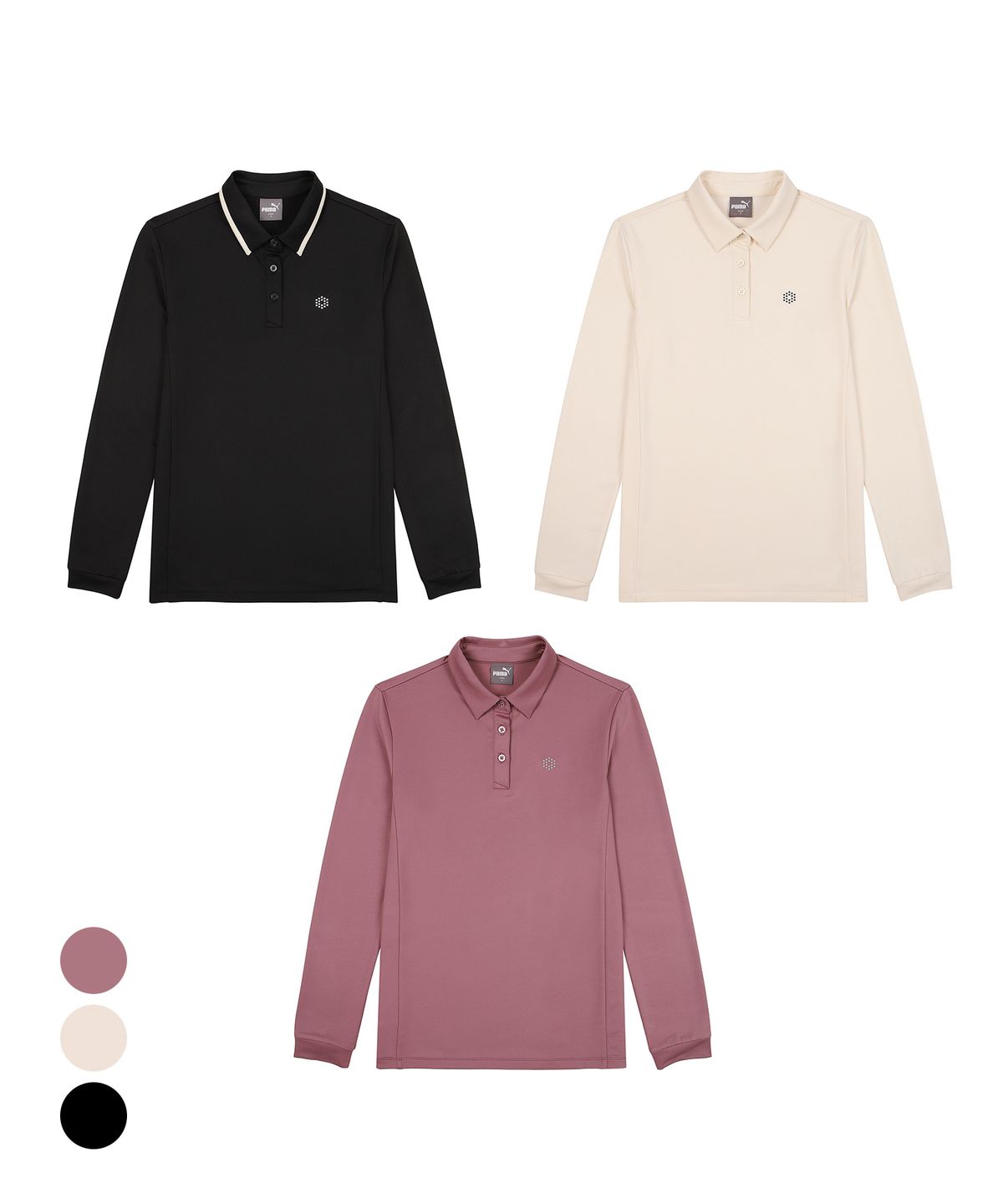 푸마 골프(PUMA GOLF) 기모 카라티셔츠 여성 3color