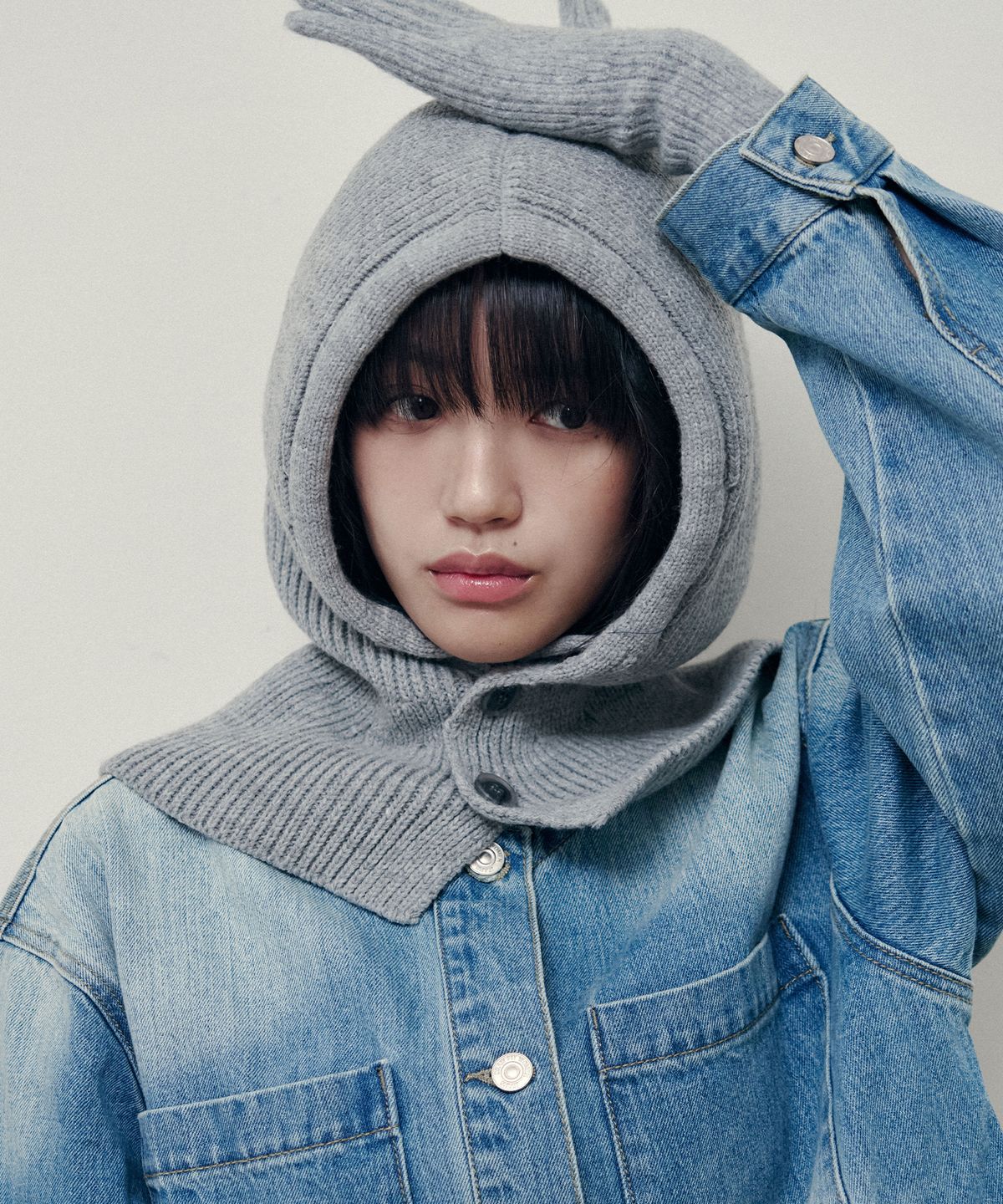 아워데이즈(OURDAYZ) 스너그 니트 바라클라바 [2COLORS]