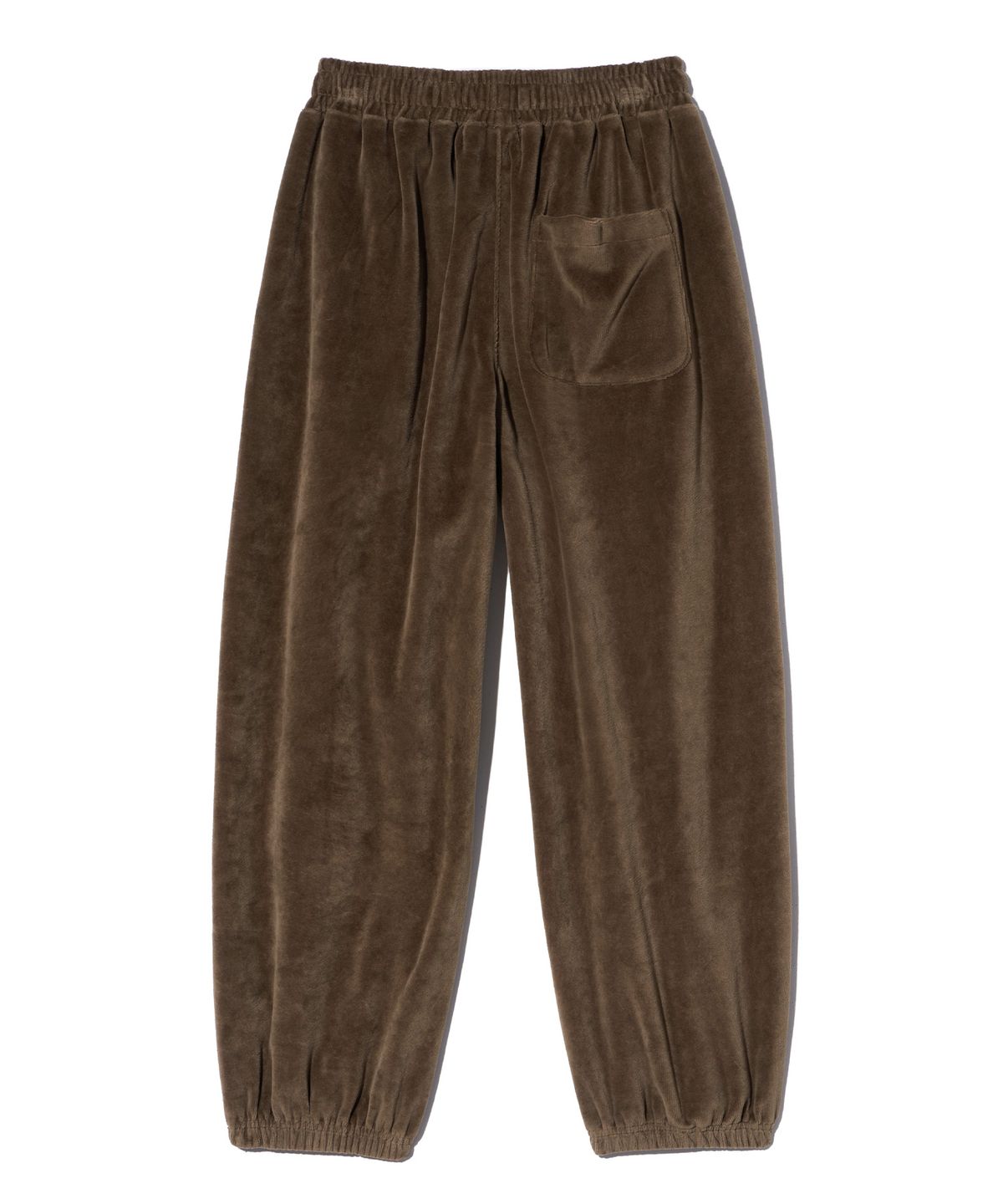 브라운브레스 키즈(BROWNBREATH KIDS) KIDS VELOUR PIPING PANTS - BROWN