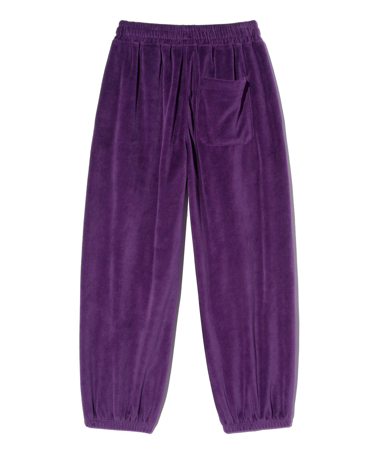 브라운브레스 키즈(BROWNBREATH KIDS) KIDS VELOUR PIPING PANTS - PURPLE