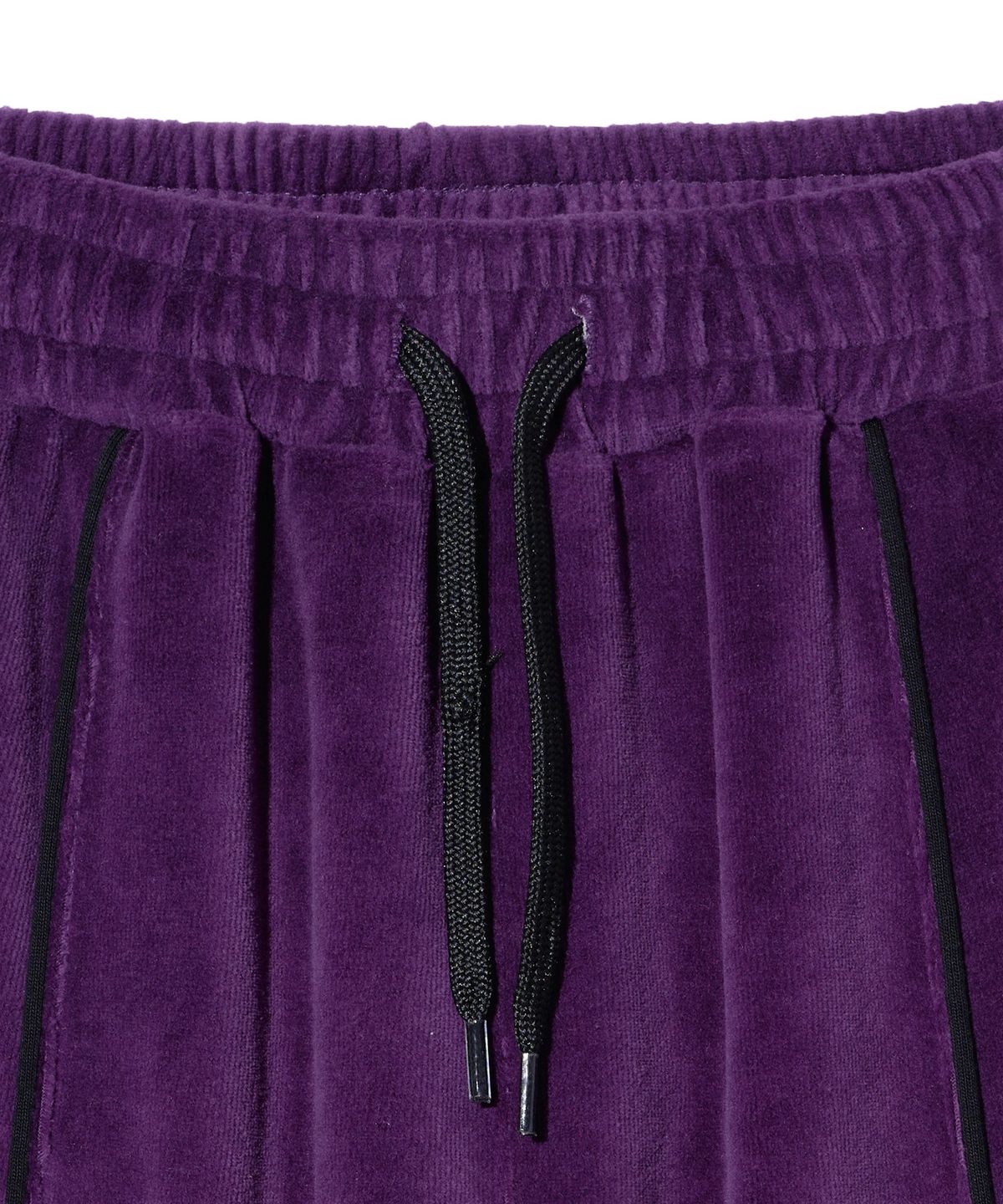 브라운브레스 키즈(BROWNBREATH KIDS) KIDS VELOUR PIPING PANTS - PURPLE