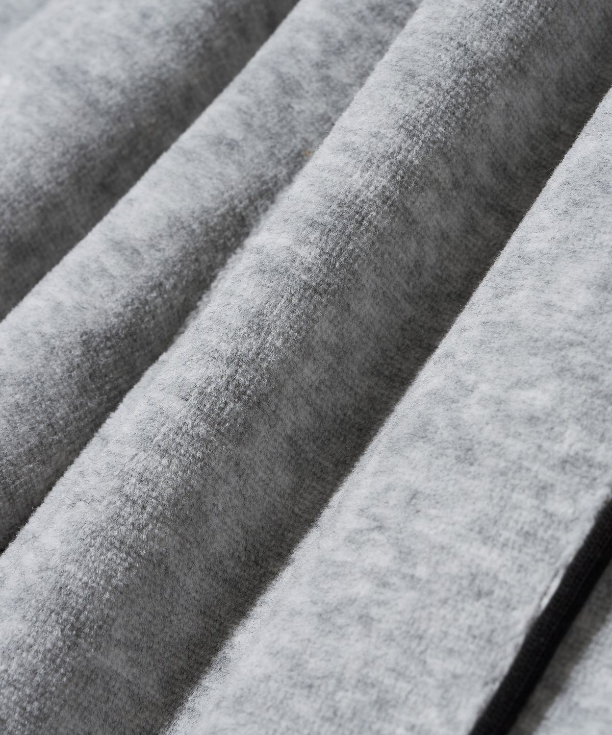 브라운브레스 키즈(BROWNBREATH KIDS) KIDS VELOUR PIPING PANTS - MELANGE GREY