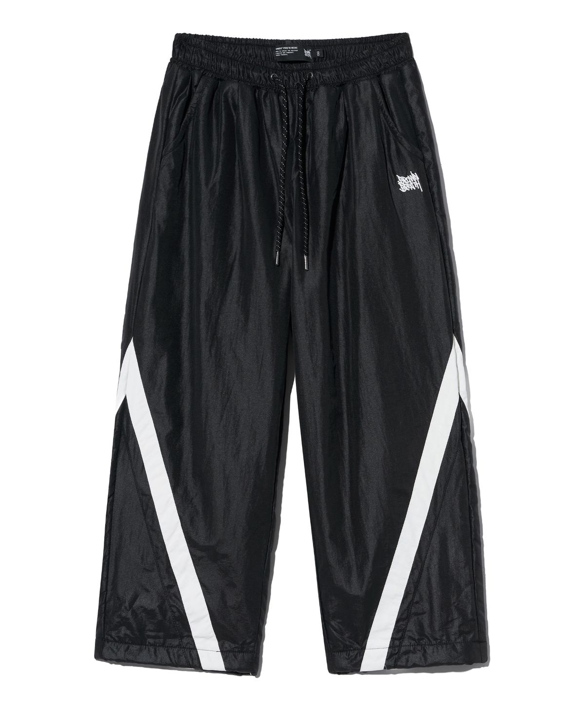브라운브레스 키즈(BROWNBREATH KIDS) KIDS TAG LINE NYLON PANTS - BLACK