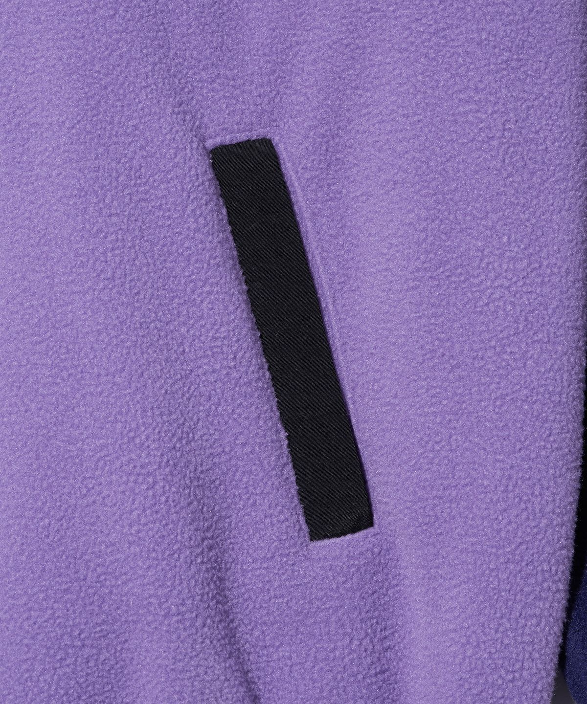 브라운브레스 키즈(BROWNBREATH KIDS) KIDS FLEECE HALF ZIP UP - PURPLE