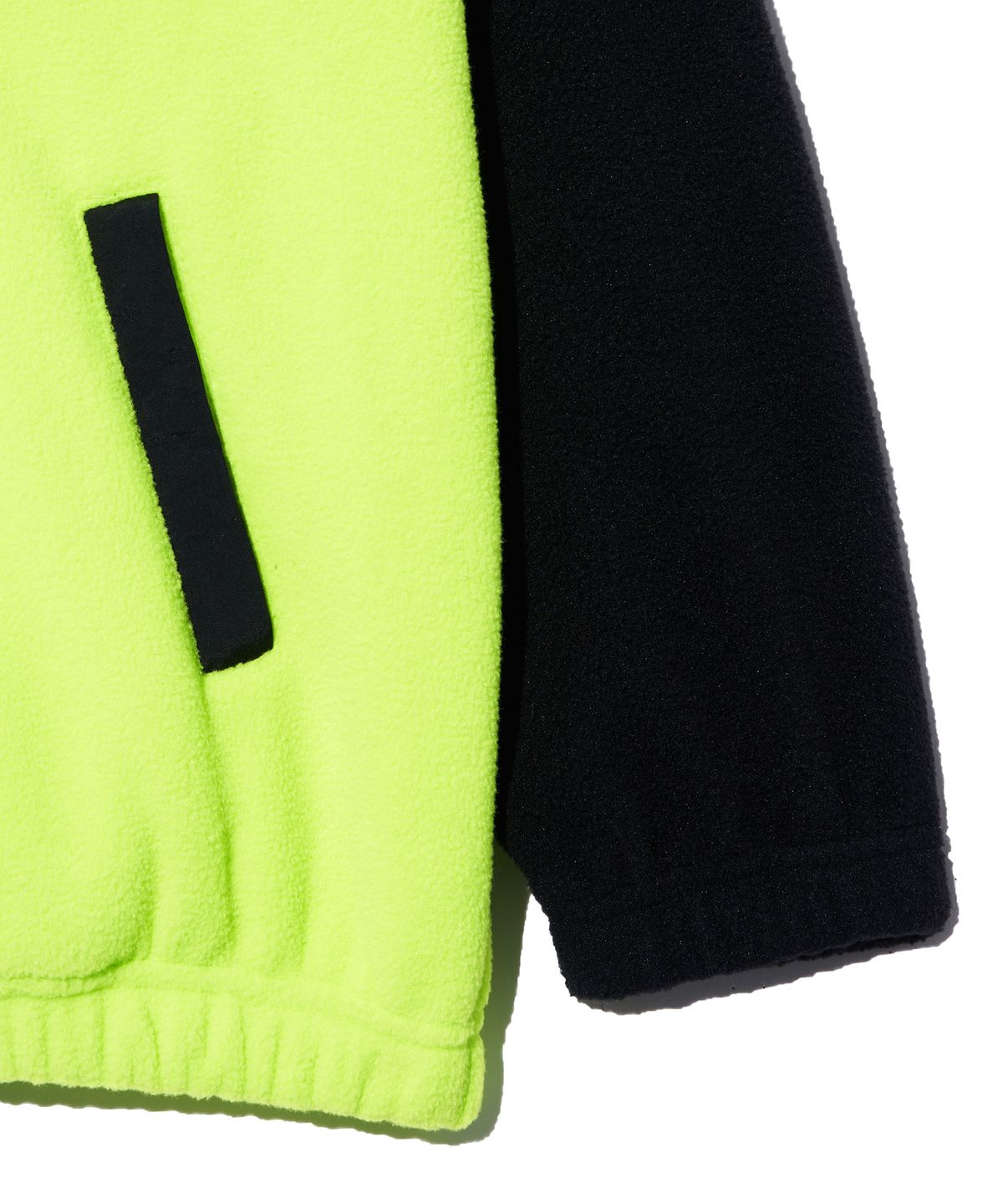 브라운브레스 키즈(BROWNBREATH KIDS) KIDS FLEECE HALF ZIP UP - LIME