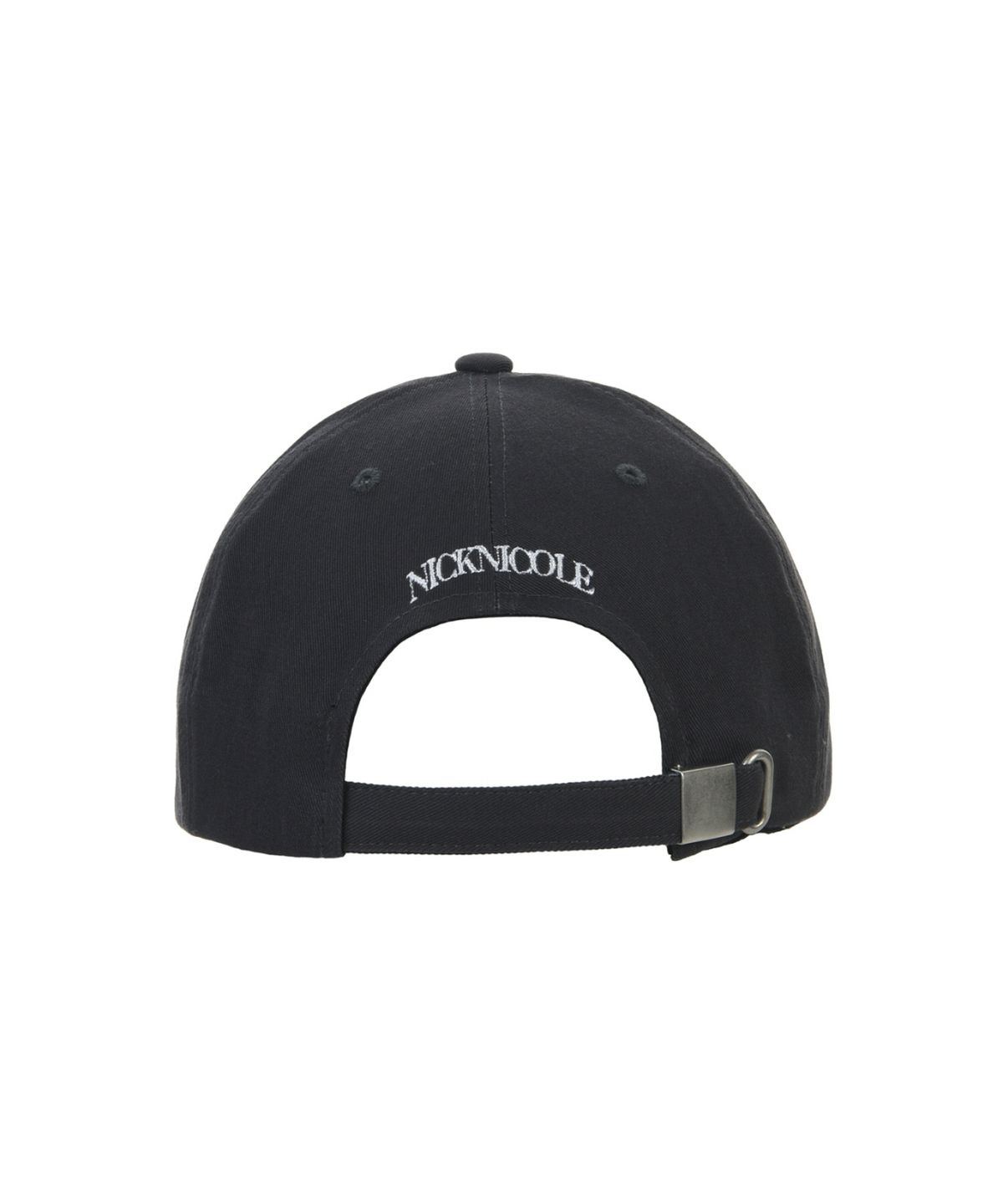 닉앤니콜(NICK&NICOLE) ORIGINALS NICOLE BALL CAP_CHARCOAL WHITE